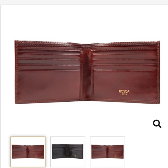 Bosca Leather Card Holde -BOSCA$185DOLCE ITALIAItalian MadeColor: Dark Brown